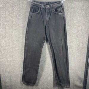 Rustler Jeans‎ Mens 30x32 Black Straight Leg Western Cowboy Rodeo Outdoor Casual